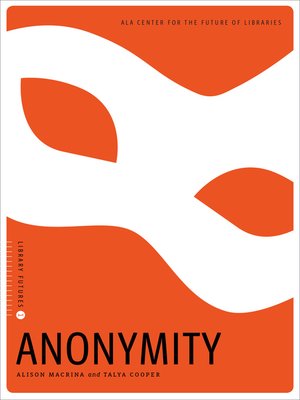 cover image of Anonymity